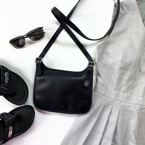 Coach Vintage Authentic Slim Hippie Saddle Bag Leather Crossbody